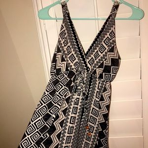 Beautiful beach geometric dress
